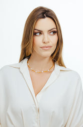 GILDED PEARL STRAND NECKLACE